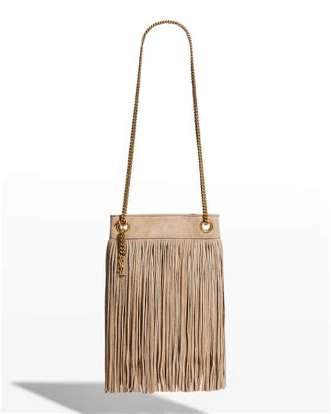 ysl suede fringe|HOBOS AND BUCKETS .